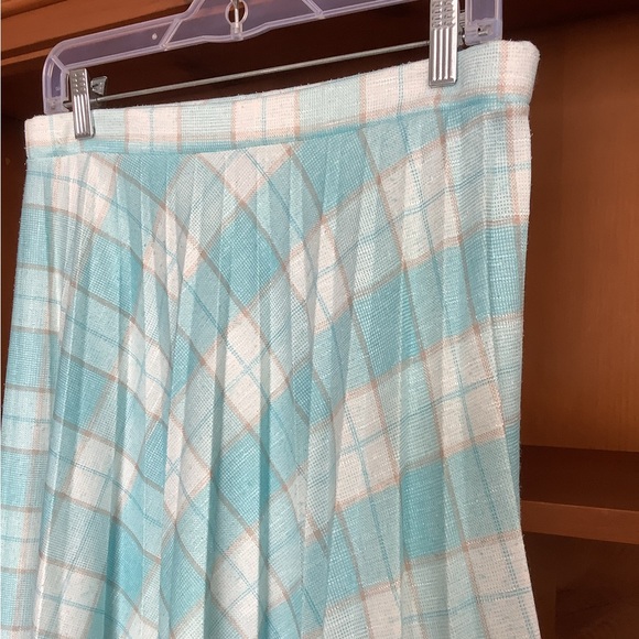 Vintage 1970s D’Allaird’s Plaid Midi Skirt | Union Label Made in Canada Size 10 - Picture 3 of 10